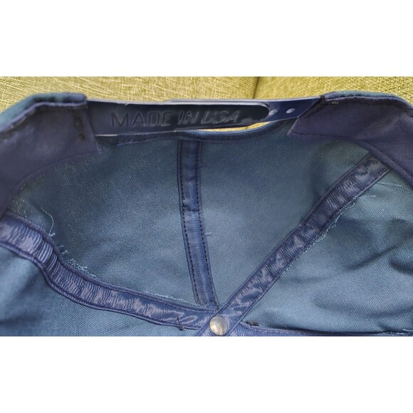 Lube USA Hat Cap Snap Back Blue Yellow Rope Vintage Style Advertising Mens USA 1 - Picture 13 of 15